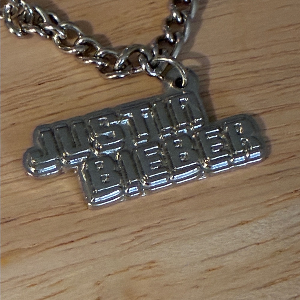 Justin‎ Bieber Silver Charm Bracelet - Picture 2 of 10